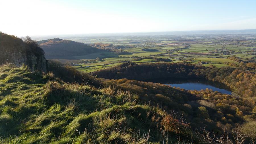 Enjoy a great view at Sutton Bank: day or night!